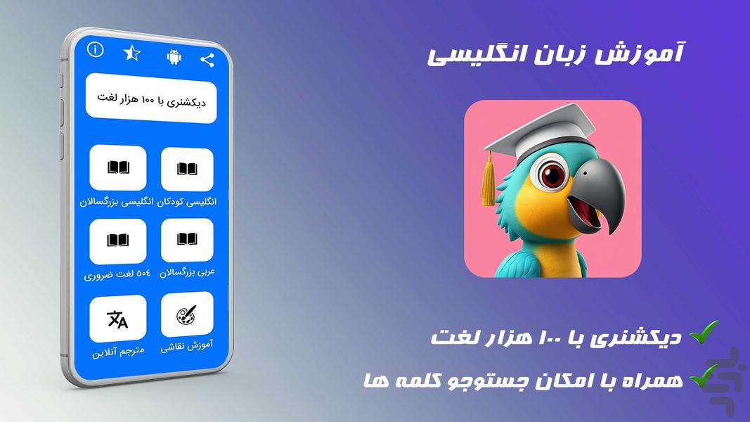 Parrot | English language learning - Image screenshot of android app