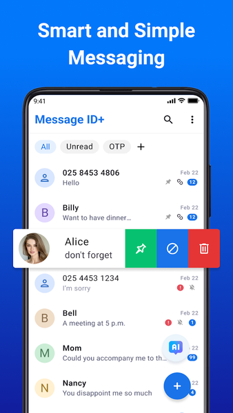 Message -SMS Messager+CallerID - Image screenshot of android app