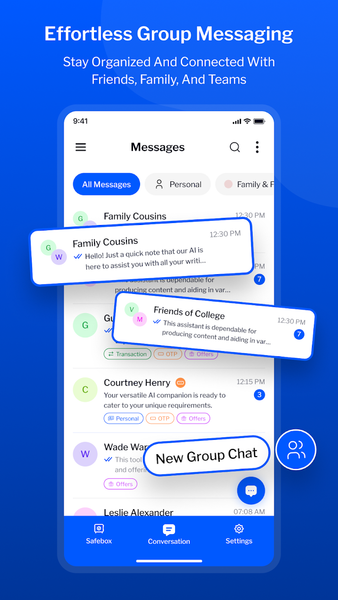 Message : SMS Text Message App - Image screenshot of android app