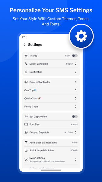 Message : SMS Text Message App - Image screenshot of android app