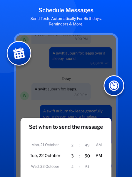 Message : SMS Text Message App - Image screenshot of android app