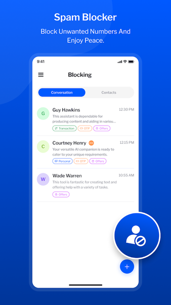 Message : SMS Text Message App - Image screenshot of android app