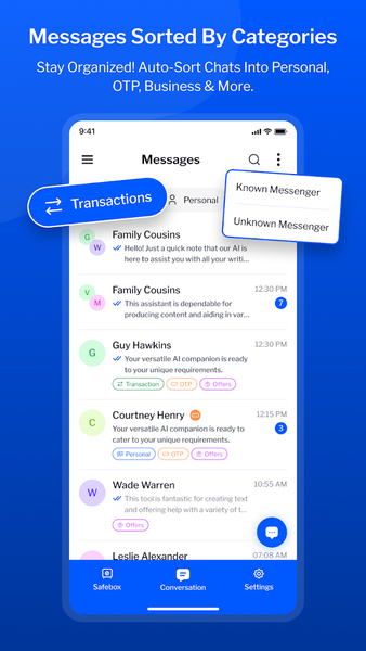 Messages - SMS Texting App - عکس برنامه موبایلی اندروید