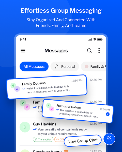 Message : SMS Text Message App - Image screenshot of android app