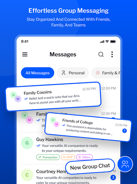 Message : SMS Text Message App - Image screenshot of android app