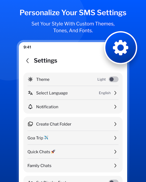Message : SMS Text Message App - Image screenshot of android app