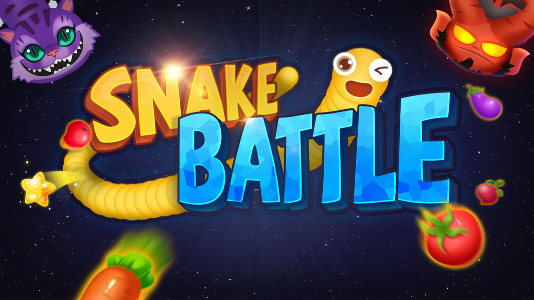 Snake Battle: Worm Snake Game - Gameplay image of android game