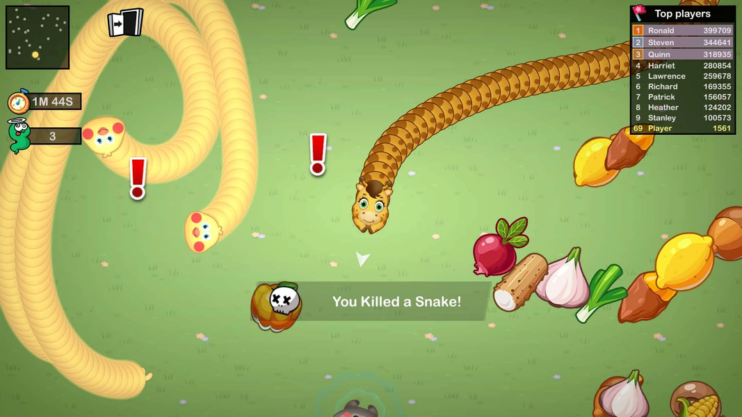 Snake Farm-Idle Merge IO Game - عکس بازی موبایلی اندروید