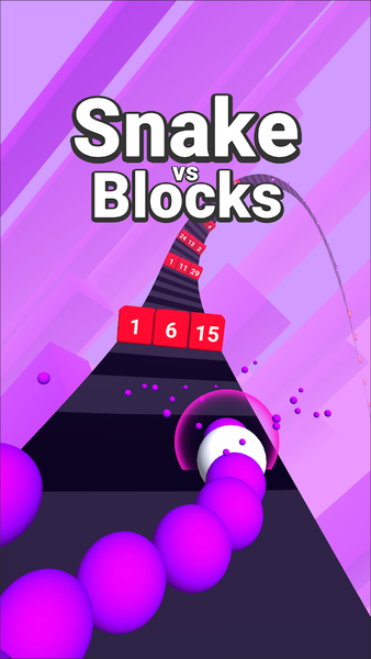 Snake vs Blocks 3D - عکس بازی موبایلی اندروید