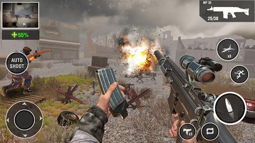 Call of the WW2 Gun Games: Counter War Strike Duty - Gameplay image of android game