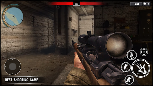 Call of Critical World War Sniper Strike Duty Game - Gameplay image of android game