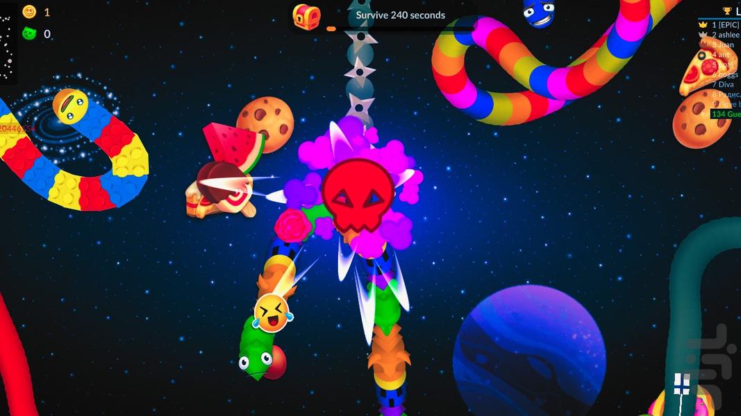 Lite Snake Worm 2025 - Gameplay image of android game