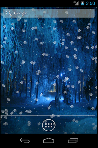 Snow Winter Live Wallpaper - Image screenshot of android app