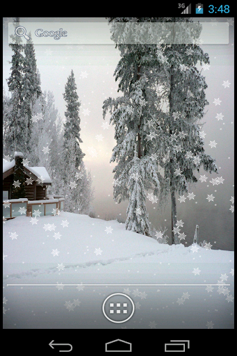 Snow Winter Live Wallpaper - Image screenshot of android app