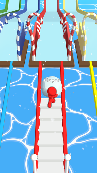Snow Race.iO - Gameplay image of android game