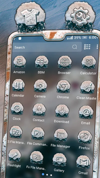 Snowy Owl Launcher Theme - عکس برنامه موبایلی اندروید