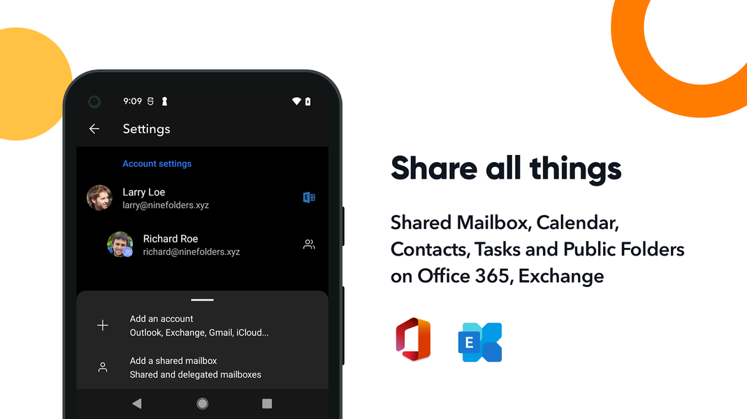 OfficeMail Pro - عکس برنامه موبایلی اندروید