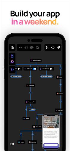 Teta - App builder - عکس برنامه موبایلی اندروید
