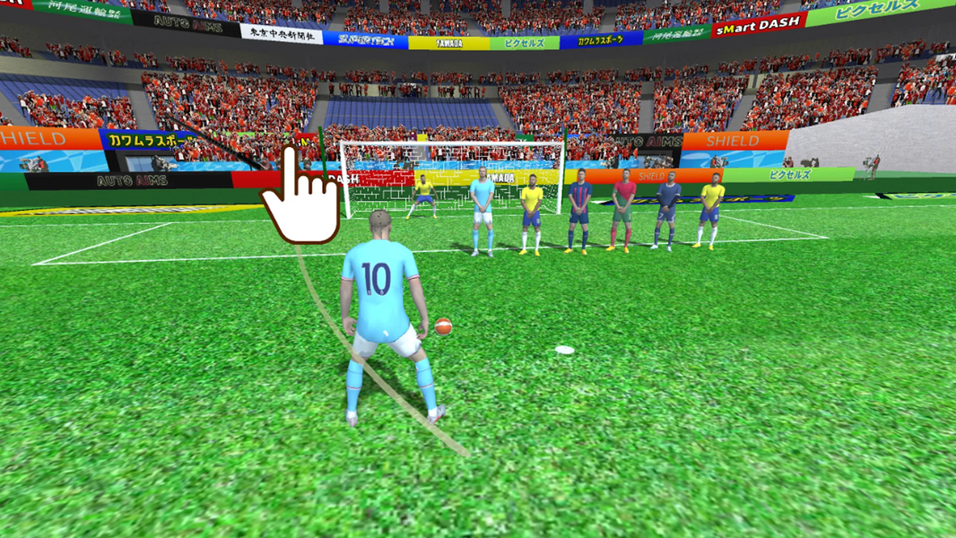 Soccer football game goal 2023 - Gameplay image of android game