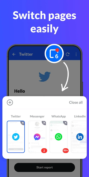 All Messages - All Social App - عکس برنامه موبایلی اندروید