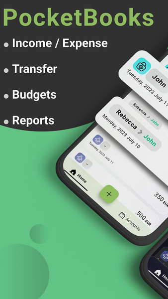 PocketBooks - Money Manager - Image screenshot of android app