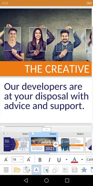Office NX: Presentations - Image screenshot of android app