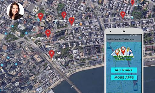 Mobile Location Tracker Map - عکس برنامه موبایلی اندروید