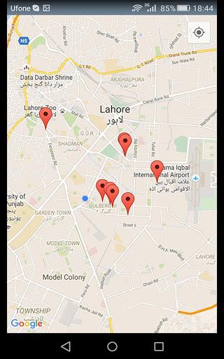 Mobile Location Tracker Map - عکس برنامه موبایلی اندروید