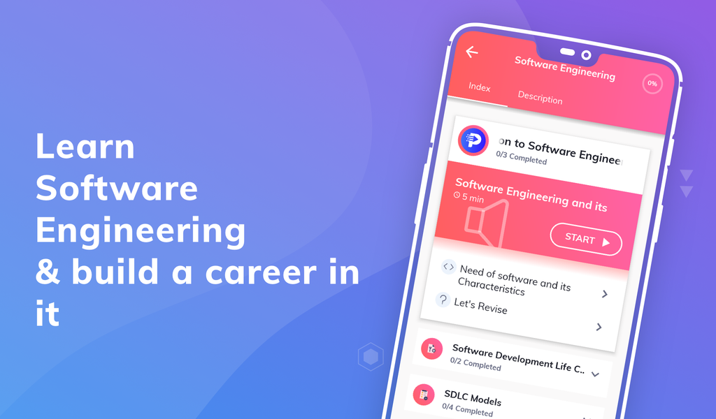 Learn Software Engineering - عکس برنامه موبایلی اندروید