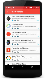 Android wear best sale app store