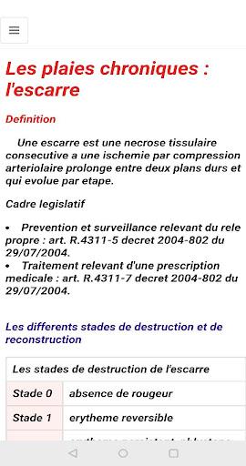 Nursing care -Technical sheets - Image screenshot of android app
