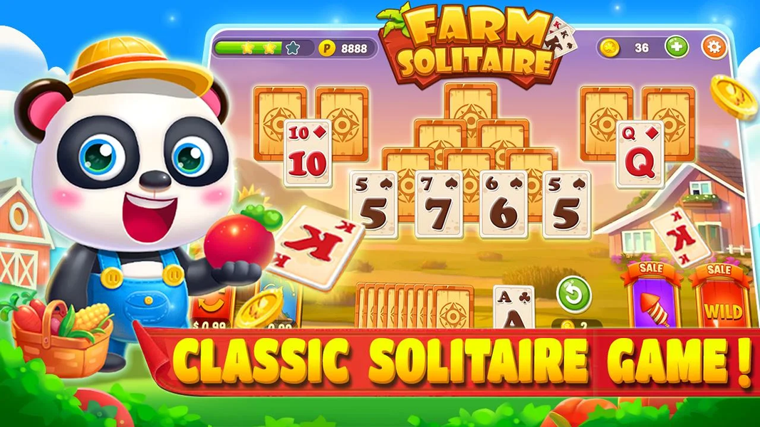 Solitaire Idle Farm - عکس بازی موبایلی اندروید