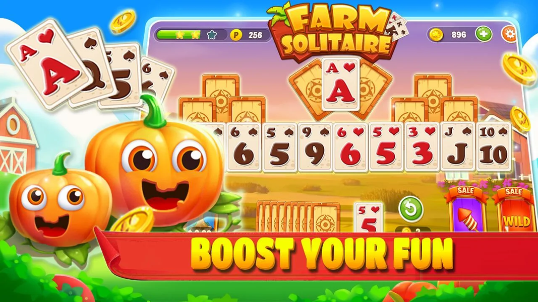 Solitaire Idle Farm - Gameplay image of android game
