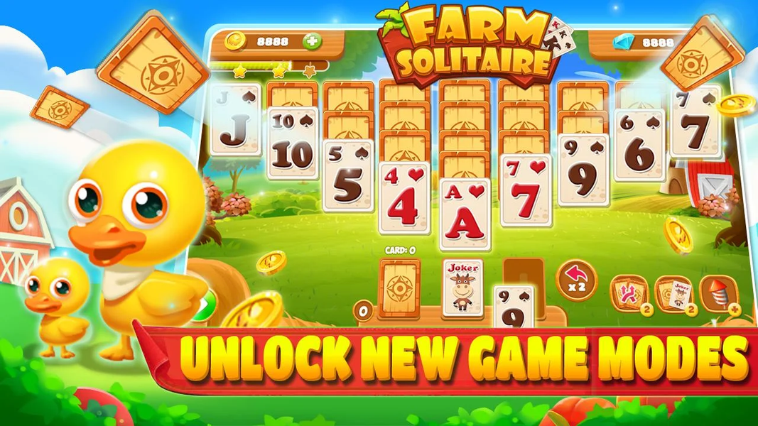 Solitaire TriPeaks Idle Farm - عکس بازی موبایلی اندروید