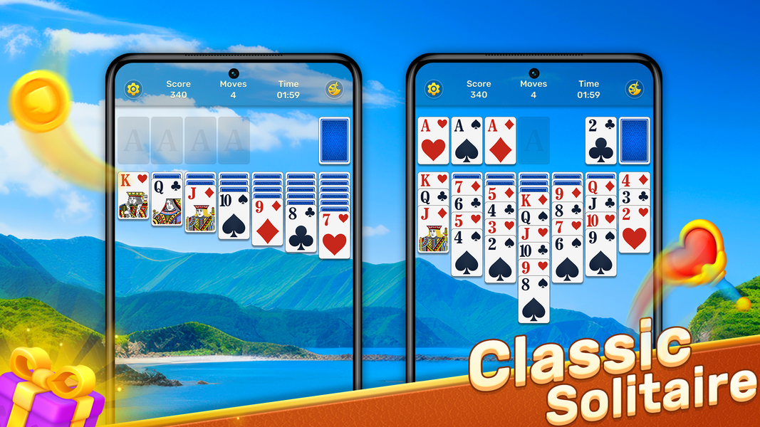 Solitaire, Classic Card Game - عکس بازی موبایلی اندروید