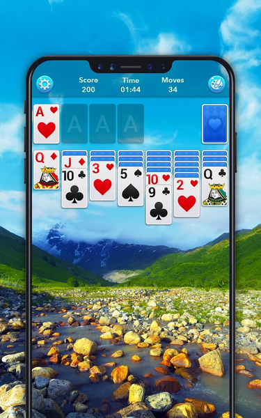 Solitaire - عکس بازی موبایلی اندروید