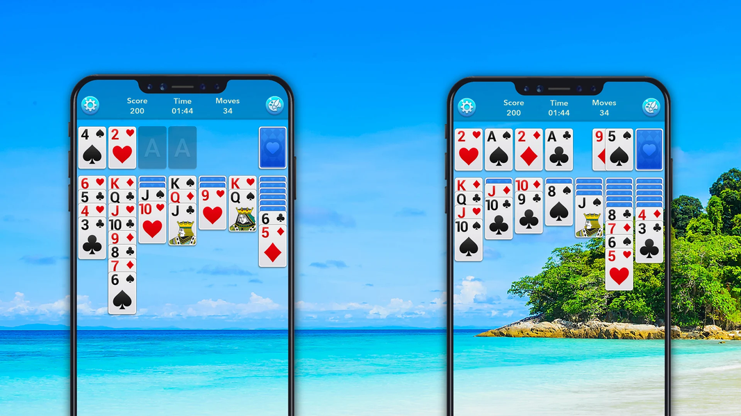 Solitaire - Gameplay image of android game