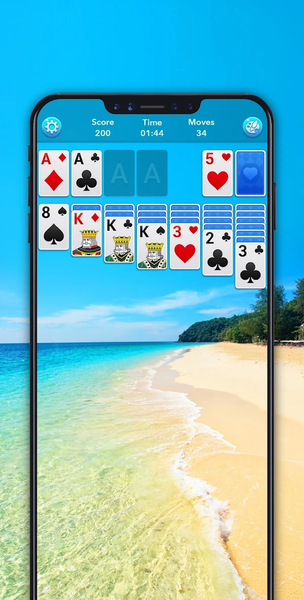 Solitaire - عکس بازی موبایلی اندروید