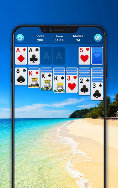 Solitaire - عکس بازی موبایلی اندروید