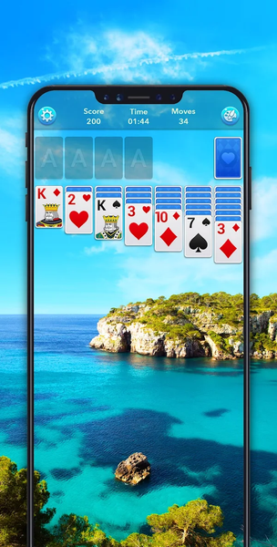 Solitaire - عکس بازی موبایلی اندروید
