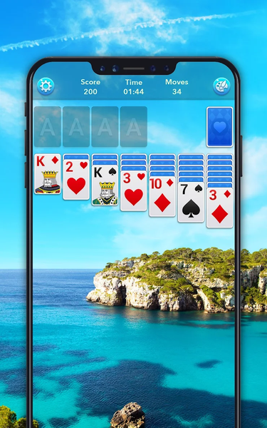 Solitaire - عکس بازی موبایلی اندروید