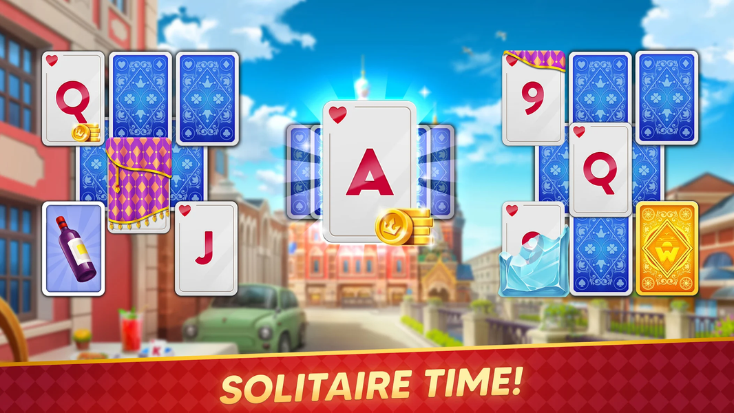 Solitaire Monument: Happy Trip - عکس بازی موبایلی اندروید