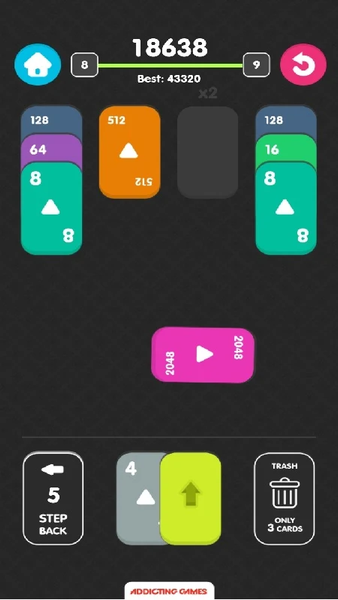 Solitaire ۲۰۴۸ - عکس بازی موبایلی اندروید