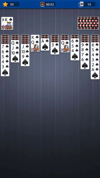 Spider Solitaire - Image screenshot of android app