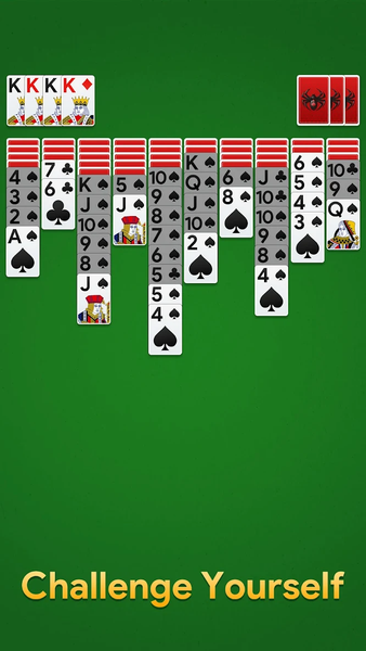 Spider Solitaire: Card Game - Gameplay image of android game