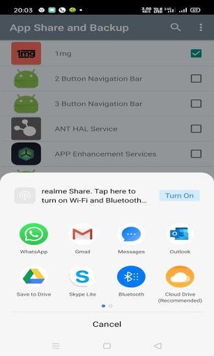 App Share and Backup - Image screenshot of android app