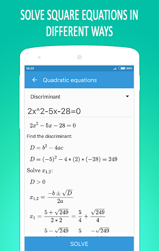 Math Equation Solver - عکس برنامه موبایلی اندروید