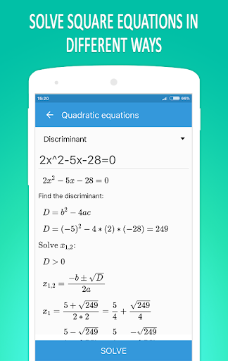 Math Equation Solver - Image screenshot of android app