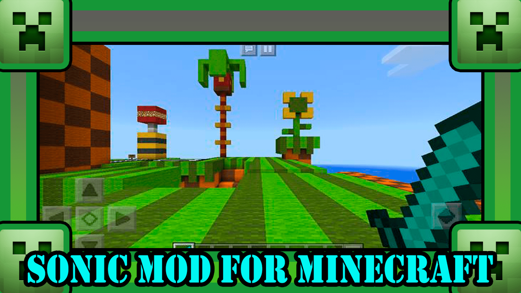 Sonic Skin Minecraft Games Mod - Image screenshot of android app