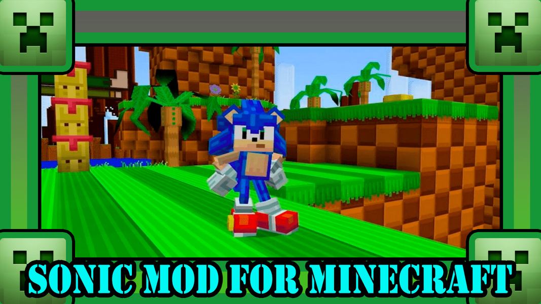 Sonic Skin Minecraft Games Mod - Image screenshot of android app